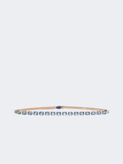 Max Mara Ceinture Bijou En Nappa In Pink