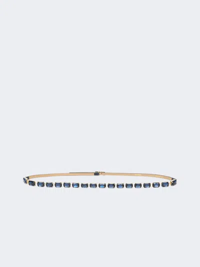 Max Mara Ceinture Bijou En Nappa In Black
