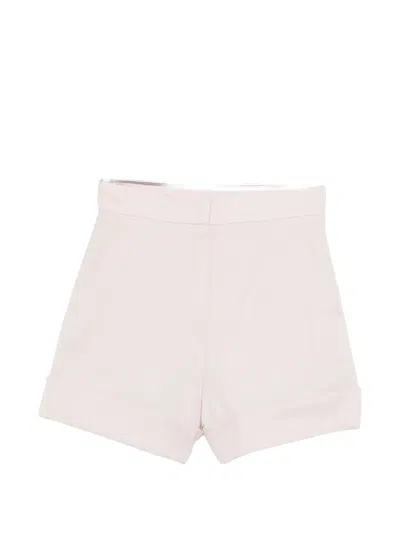 Max Mara Celebre Cuffed Shorts In Pink