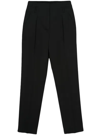 Max Mara Celtico Pleat-detail Trousers In Black
