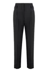 Max Mara Women's Celtico Wool Tapered-fit Trousers In Blue