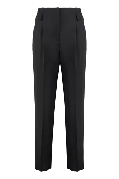 MAX MARA CELTICO WOOL TAPERED-FIT TROUSERS