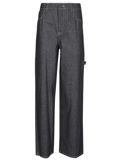 Max Mara Centro Jeans In Blu Marino