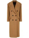 Max Mara Certo Double-breasted Long Coat In 褐色