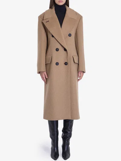 Max Mara Certo Coat In Beige