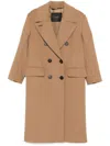 Max Mara Certainly Coat In Brown