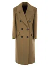 Max Mara Oversized Double-breasted Cashmere Jacket In Camel