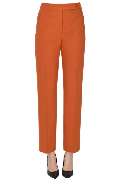 Max Mara Cesira Trousers In Orange