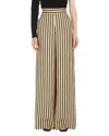 Max Mara Cestino Striped Palazzo Pants In Sand