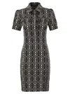 MAX MARA CESY MONOGRAM SHORT-SLEEVED DRESS