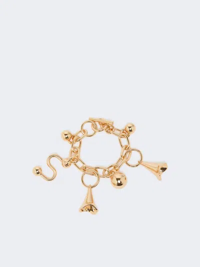 Max Mara Chain Bracelet With Charm In Gold