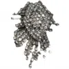 Max Mara Chandelier Brooch In Silver In Black