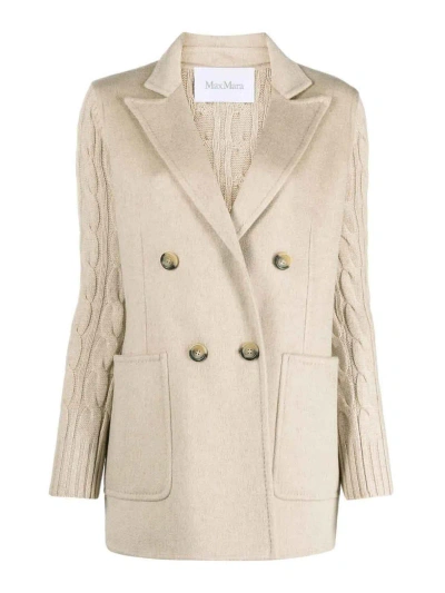 Max Mara Chaqueta Casual - Beis In Neutral