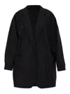 Max Mara Orlaya Oversized Single-breasted Blazer In Black