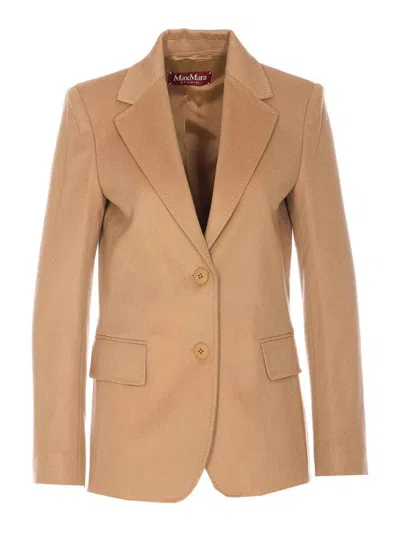 Max Mara Folgore Jacket In Brown