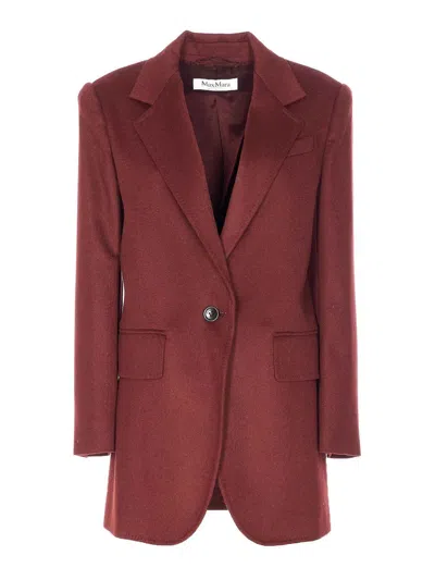 Max Mara Ariccia Jacket In Red