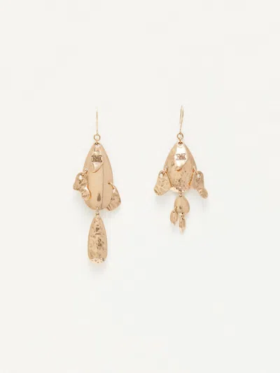 Max Mara Charm Earrings In Gold