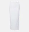 Max Mara High-rise-bleistiftrock Charme Aus Jersey In Weiss