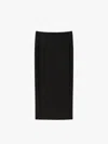 Max Mara Women's Charme Jersey Skirt Black | Size 44 | 2511771012600005