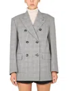 MAX MARA CHECKED DOUBLE-BREASTED JACKET