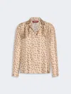 Max Mara Studio Mstudente Jacket Beige In Brown