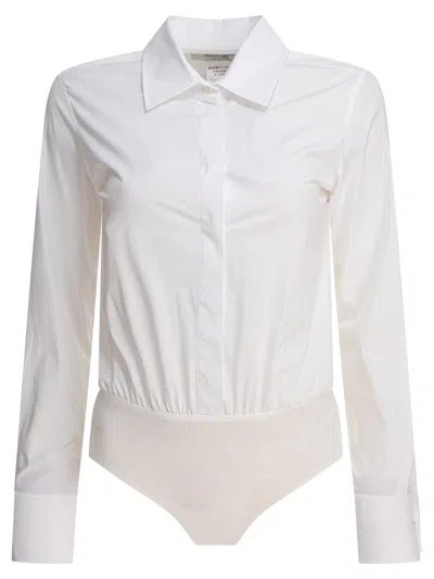 Max Mara Chemisier Bodysuits Tops White