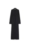 Max Mara Black Poplin Rovigo Shirt Dress In Black