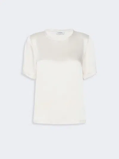 Max Mara Chemisier En Satin De Viscose In Neutral