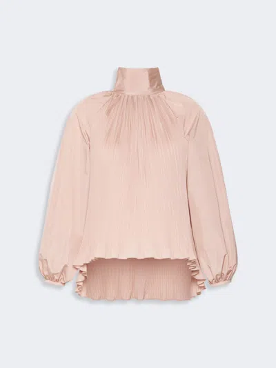 Max Mara Chemisier En Taffetas De Soie In Neutral