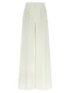 Max Mara High Waist Wide Leg Trousers With Pleats