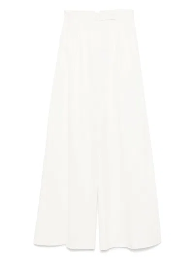 MAX MARA CHENZIA TROUSERS - WOMEN'S - COTTON