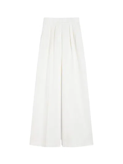 Max Mara Chenzia Trousers White