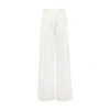 Max Mara Chenzia Wide-leg Pants In White
