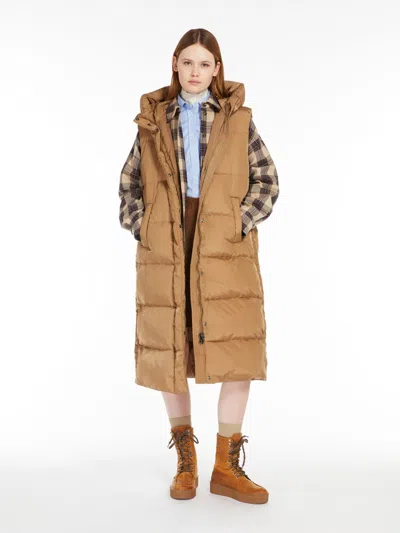 Max Mara Chequered Flannel Shirt In Brown