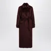 Max Mara Cherry-colored And Coat In Red