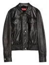 Max Mara Chest-pocket Button-fastening Jacket In Black