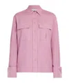 Max Mara Buttoned Long-sleeved Shirt In Pink