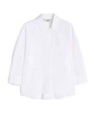 Max Mara Chest-pockets Shirt In White