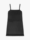 Max Mara Leale Mini Dress In Dark Grey