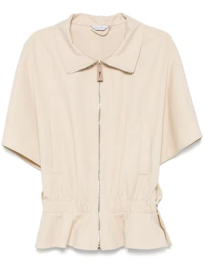 Max Mara Chic Jacket In Neutrals