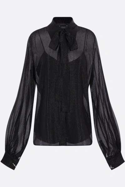Max Mara Chic Long Sleeve Shirt For Fall 2025 In Black