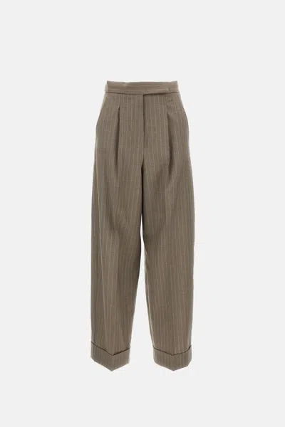 Max Mara Chic Mini Dress For Spring/summer 2026 In Hazelnut