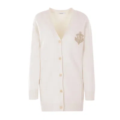 Max Mara Chic Mini Ravello Knitwear For Spring/summer In White