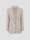 Max Mara Chic Oversized Jacket In Beige