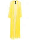 Max Mara Medicea Silk Chiffon Duster Coat