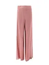 Max Mara Women Chiffon Trouser In Pink