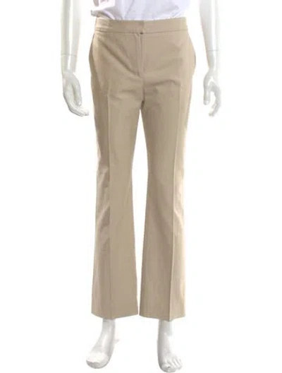 Pre-owned Max Mara Chinos In Neutral