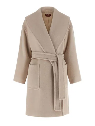 Max Mara Chloruro Short Coat By In Neutral