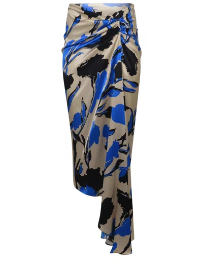 Max Mara "chopin" Skirt In Blue