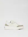 Max Mara Chrome-free Leather Activegreen Sneakers In White